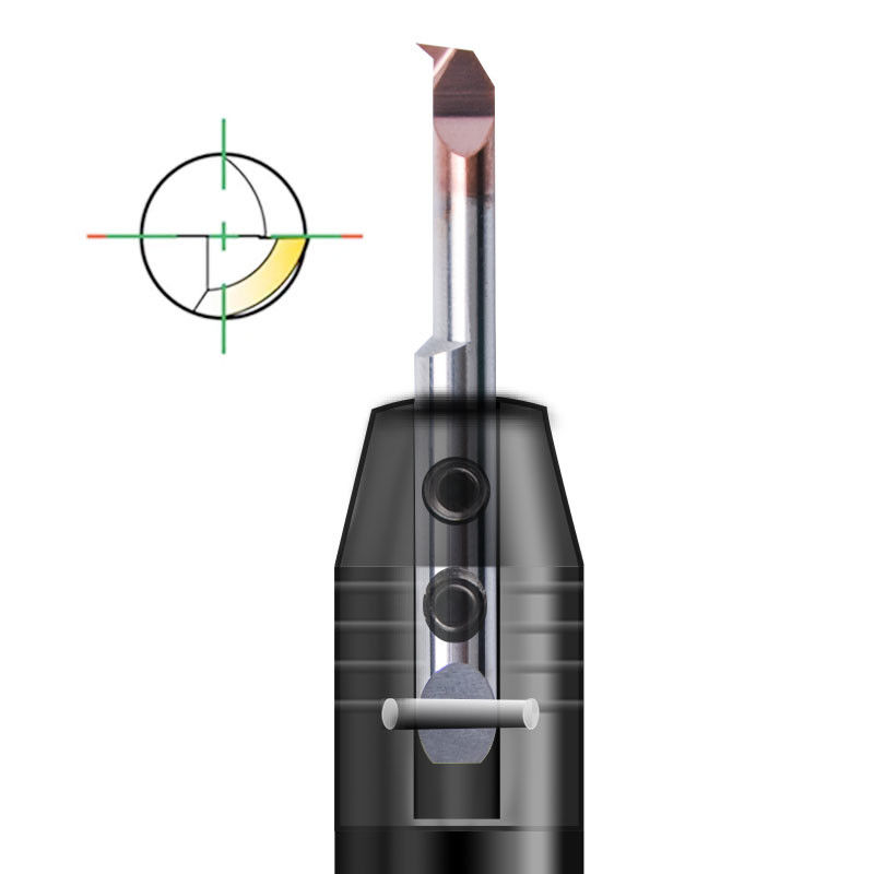 Herramienta de micro perforación de tungsteno, herramienta de giro interna para máquina de microtornos CNC