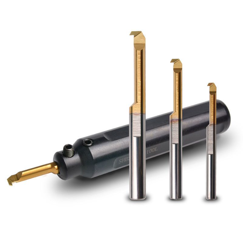 Herramientas de perforación de carburo sólido con agujero interior, mini torno de perforación inversa D4 D5