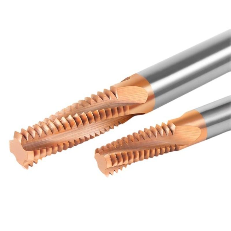 Máquina CNC con dientes completos de roscado de extremos de molino 4 flautas para aluminio y acero