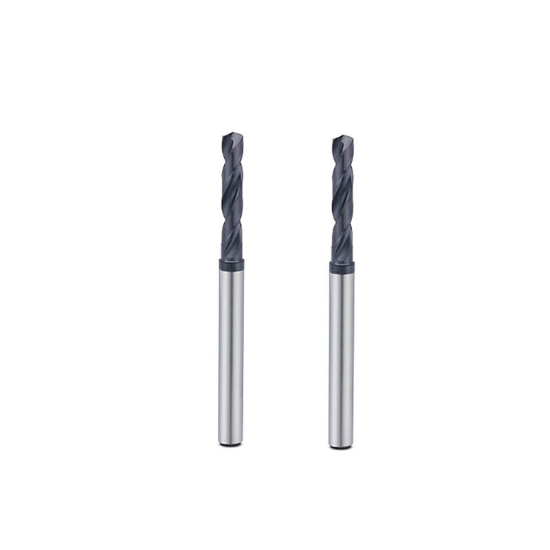 Madera de refrigeración interna de carburo sólido CNC bits redondo de la vara tipo flauta recta